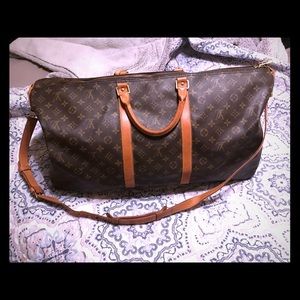 Louis Vuitton Keepall 60 Bandouliere Duffle Bag
